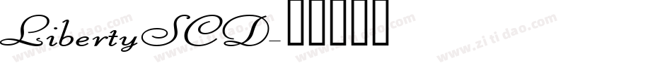 LibertySCD字体转换
