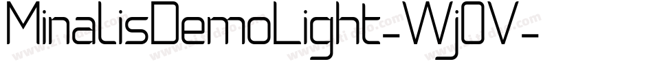 MinalisDemoLight-Wj0V字体转换
