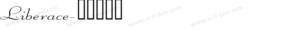 Liberace字体转换