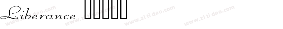Liberance字体转换
