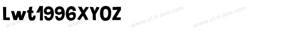 Lwt1996-XYOZ字体转换
