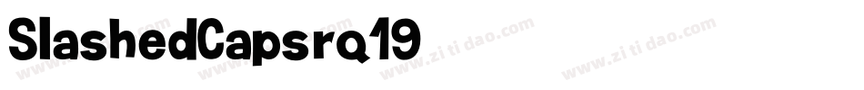 SlashedCaps-rq19字体转换