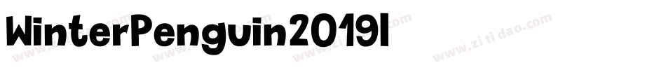 WinterPenguin-2O19l字体转换