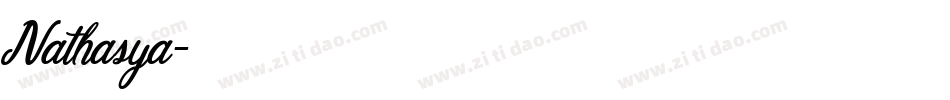 Nathasya字体转换