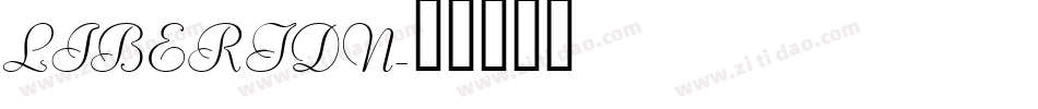 LIBERTDN字体转换