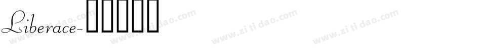 Liberace字体转换
