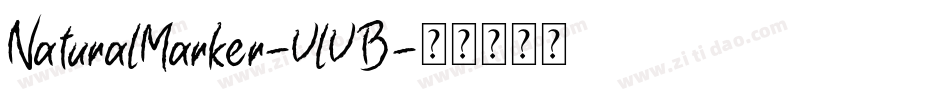 NaturalMarker-VlVB字体转换