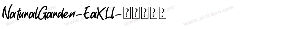 NaturalGarden-EaXLl字体转换