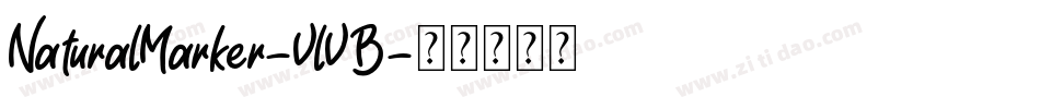 NaturalMarker-VlVB字体转换