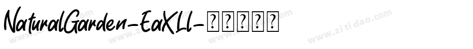 NaturalGarden-EaXLl字体转换