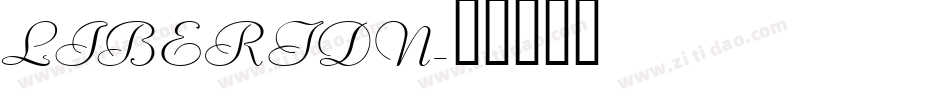 LIBERTDN字体转换