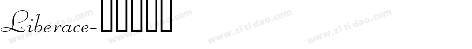 Liberace字体转换
