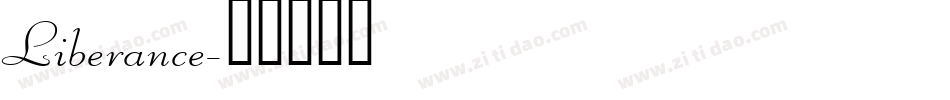Liberance字体转换