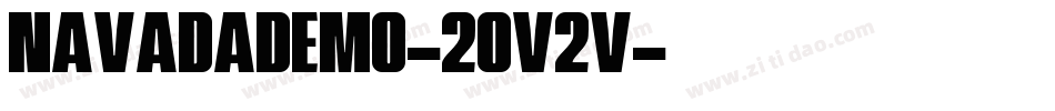 NavadaDemo-2Ov2v字体转换
