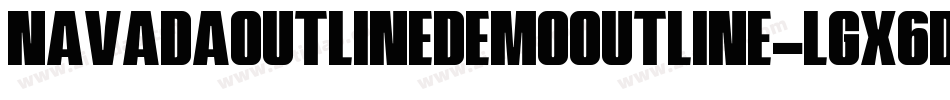 NavadaOutlineDemoOutline-lgx6d字体转换