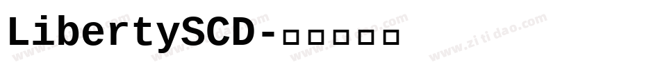 LibertySCD字体转换