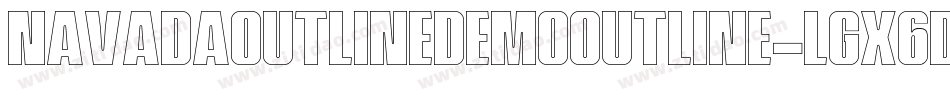 NavadaOutlineDemoOutline-lgx6d字体转换