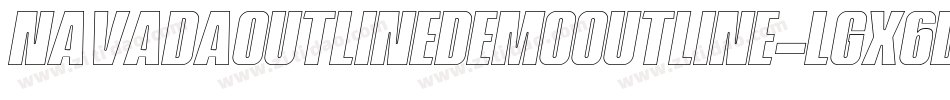 NavadaOutlineDemoOutline-lgx6d字体转换
