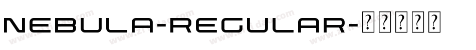Nebula-Regular字体转换