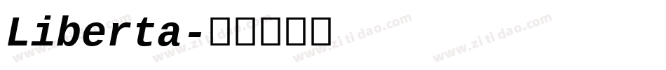 Liberta字体转换