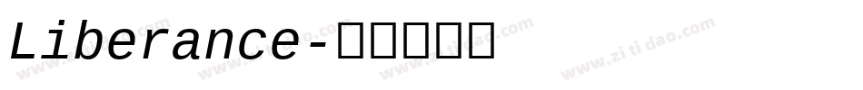 Liberance字体转换