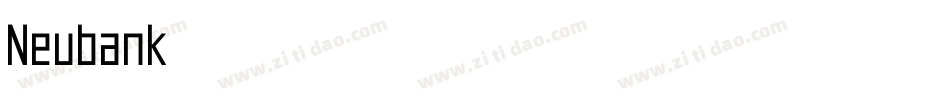 Neubank字体转换