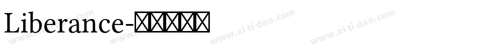Liberance字体转换