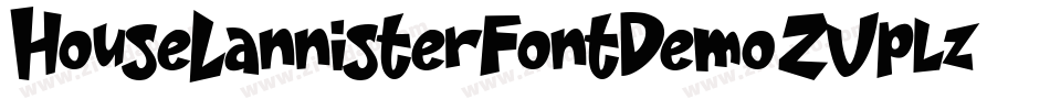 HouseLannisterFontDemo-ZVplz字体转换
