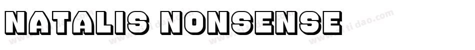 Natalis-Nonsense字体转换