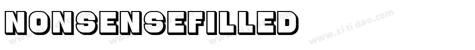 NonsenseFilled字体转换