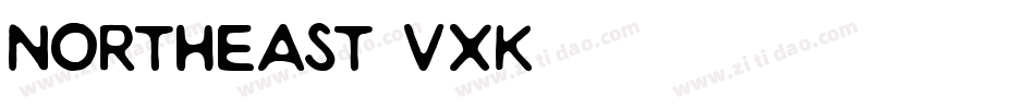 Northeast-2VxK字体转换