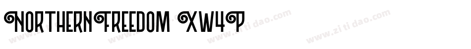NorthernFreedom-Xw4P字体转换