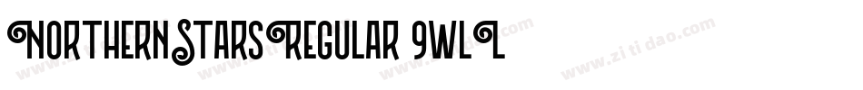 NorthernStarsRegular-9wlL字体转换