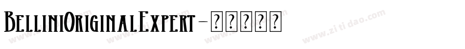 BelliniOriginalExpert字体转换