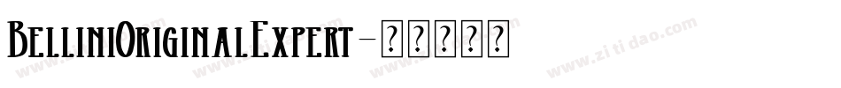 BelliniOriginalExpert字体转换