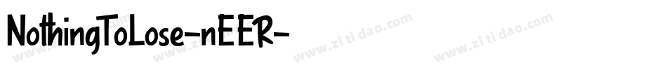 NothingToLose-nEER字体转换