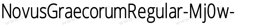 NovusGraecorumRegular-Mj0w字体转换