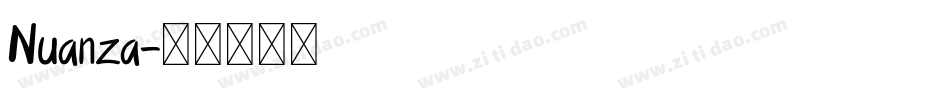 Nuanza字体转换