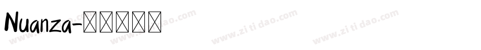 Nuanza字体转换