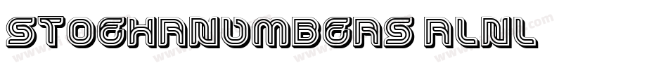 StoehrNumbers-Rlnl字体转换