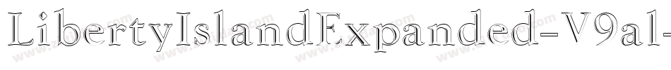 LibertyIslandExpanded-V9al字体转换