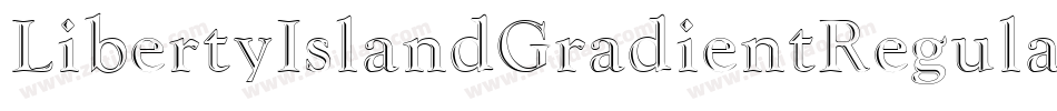 LibertyIslandGradientRegular-jow9字体转换