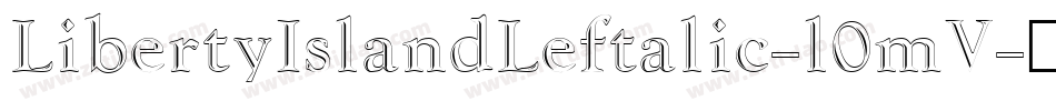 LibertyIslandLeftalic-l0mV字体转换