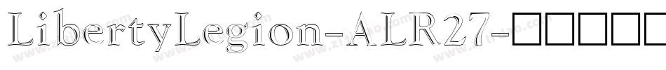 LibertyLegion-ALR27字体转换
