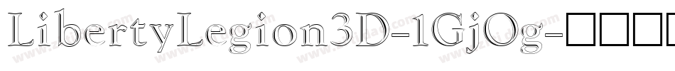 LibertyLegion3D-1GjOg字体转换
