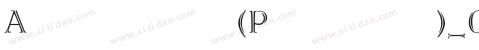 Author(Plain)_001.001字体转换