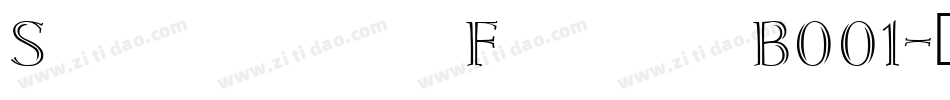 SanariFontB001字体转换