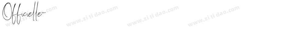 Officielle字体转换