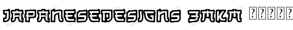 JapaneseDesigns-3mKM字体转换