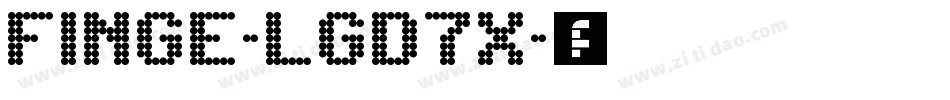 Finge-lgd7X字体转换